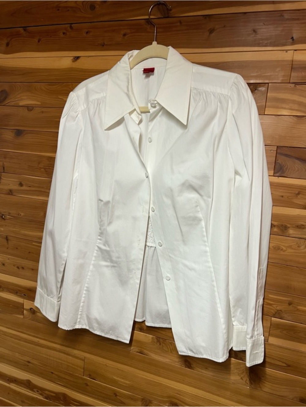 Gianfranco Ferre White Shirt with Red Label